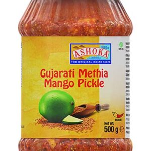 Ashoka Gujrati Methia Mango Pickle 6X500g