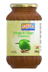 Ashoka Mango & Ginger Chutney 6X340g