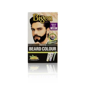 Bigen Men's Beard Colour Natural Black #B101