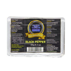 Heera Mini Papad Black pepper 10 x 200g