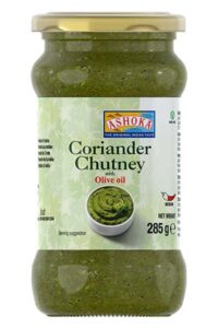 Ashoka Coriander Chutney 6X250g Glass bottle