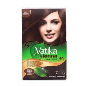 Vatika Henna Dark Brown Hair Color 6X60 gm