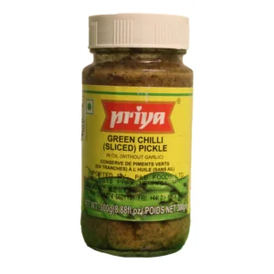 Priya Green Chilli Pickle 12X300g