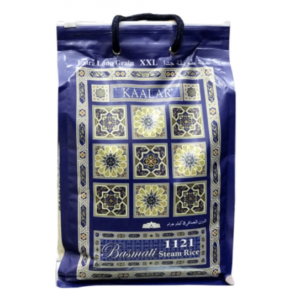 Kaalar Extra Long Grain Steam Rice 20 kg
