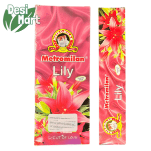 Metromilan Lily Rect Incense Stk 12X18stk