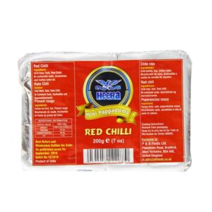 Heera Mini Papad - Red Chilli 10X200G