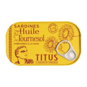 Titus Sardines Sunflower Oil 48X125 g