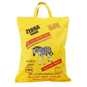 Zebra XXL 1121 Sella Basmati Rice 2X10kg