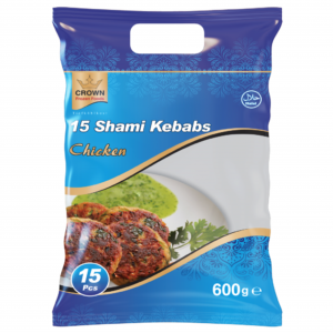 Crown Shami Kebab Chicken 15X12 pkt