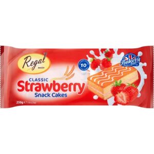 Regal Strawberry Snack Cake 12X250g