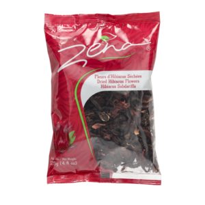 Zena Red Dried Hibiscus Flowers 15X125g