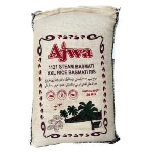 Ajwa 1121 Steam Basmati Rice 20Kg XXL