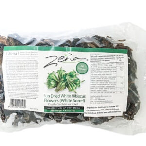 Zena White Dried Hibiscus Flowers 15X125g
